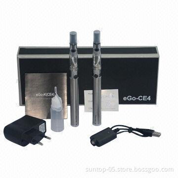 2013 Wholesale 10mL Healthy Electronic Cigarettes with 2 Sets Adjustable Voltage Batteries, OEM OK